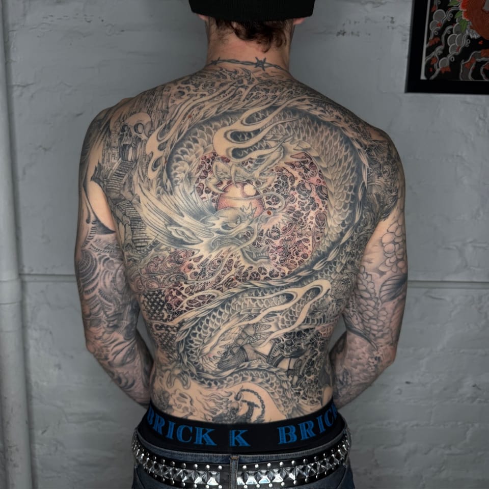 Tattoo by Big Steve at Fun City Tattoo