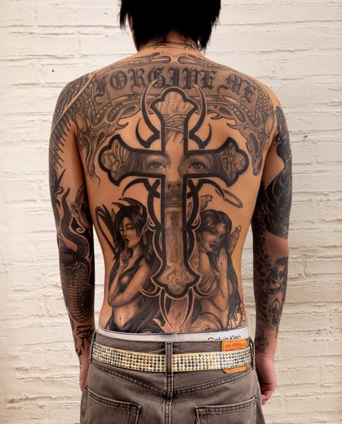 Tattoo by Diego Prieto in the shop