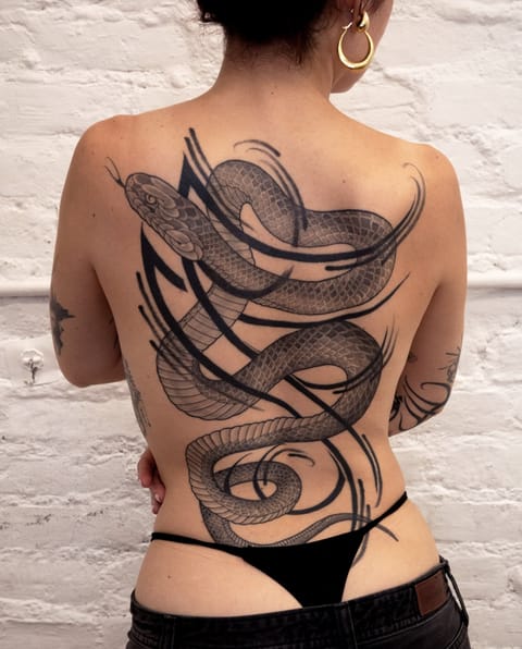 Tattoo by Diego Prieto in the shop