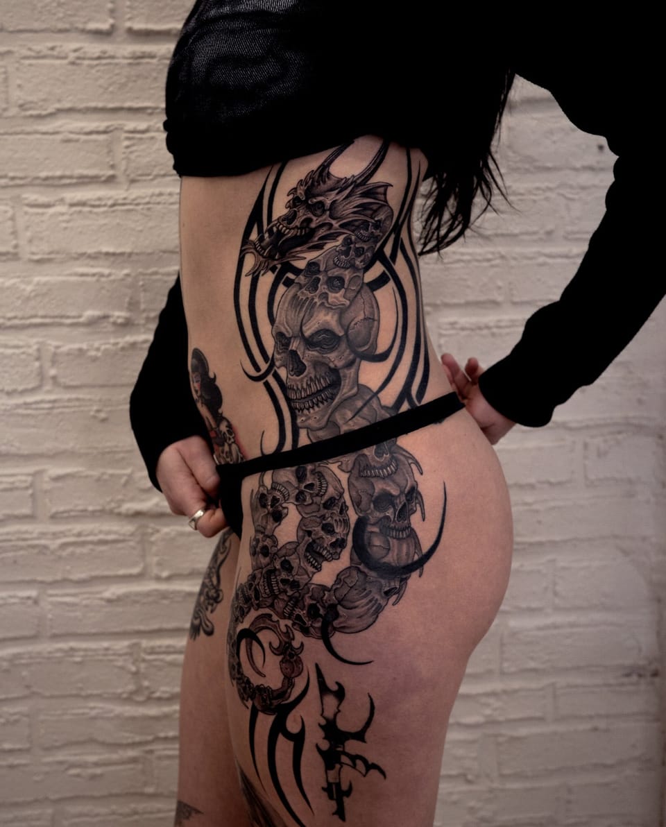 Tattoo by Diego Prieto at Fun City Tattoo