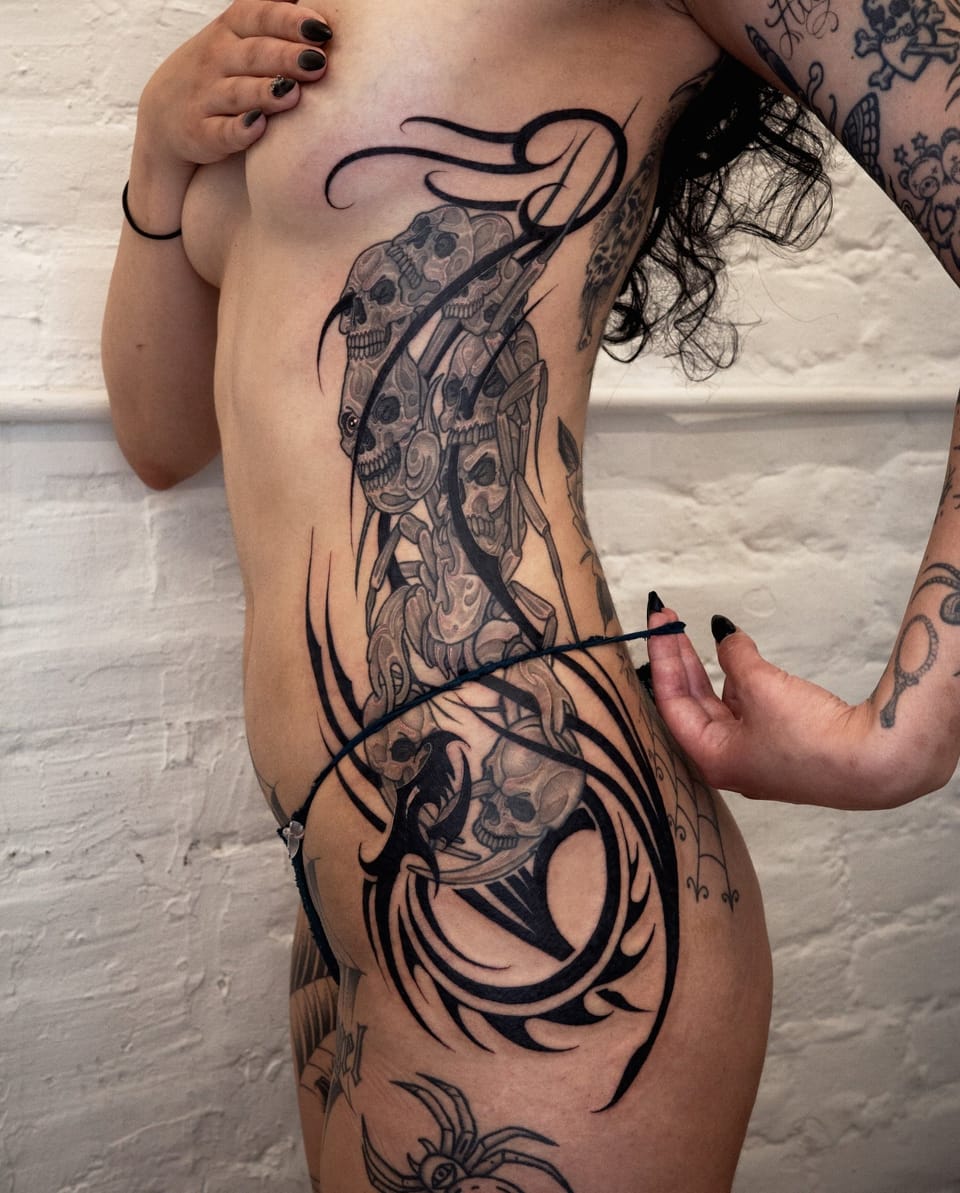 Tattoo by Diego Prieto at Fun City Tattoo