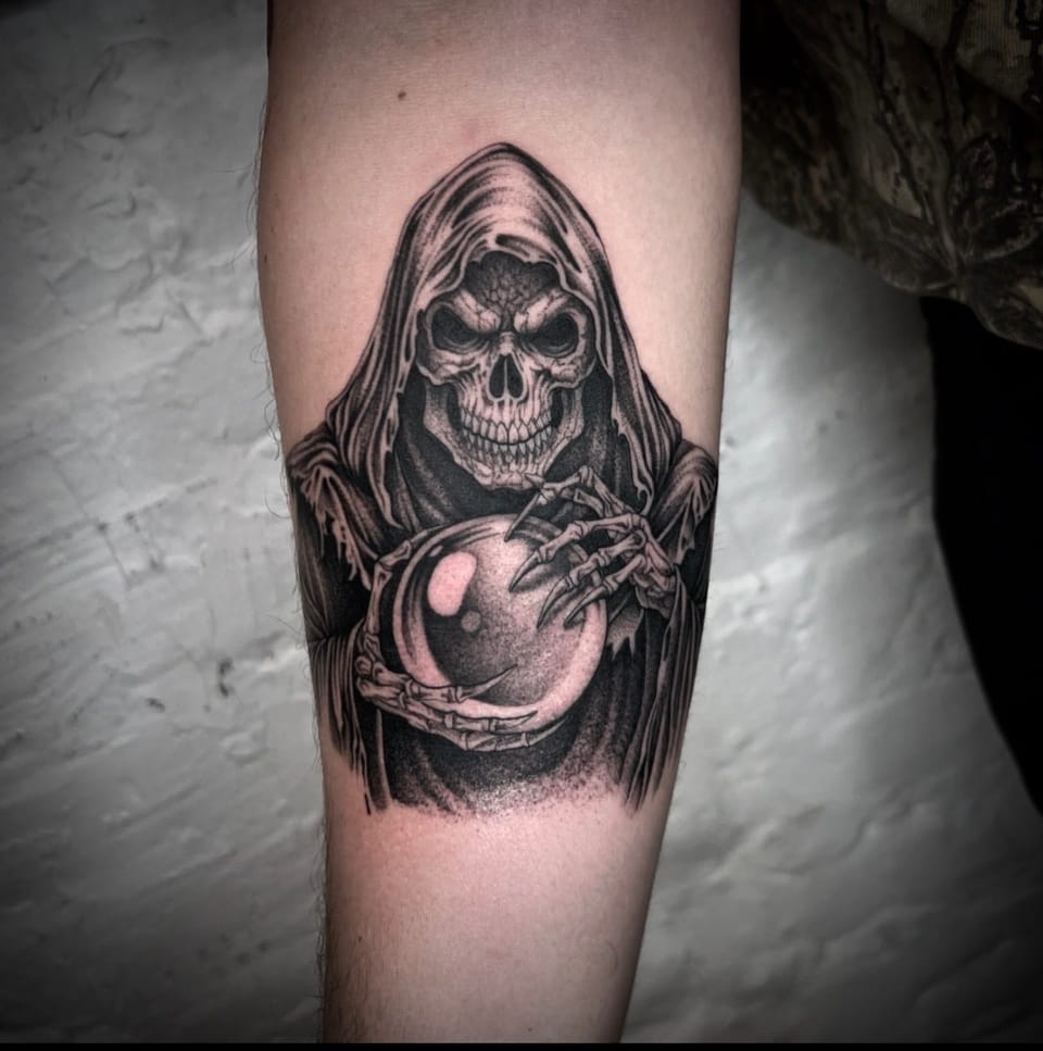 Tattoo by Ryan E at Fun City Tattoo