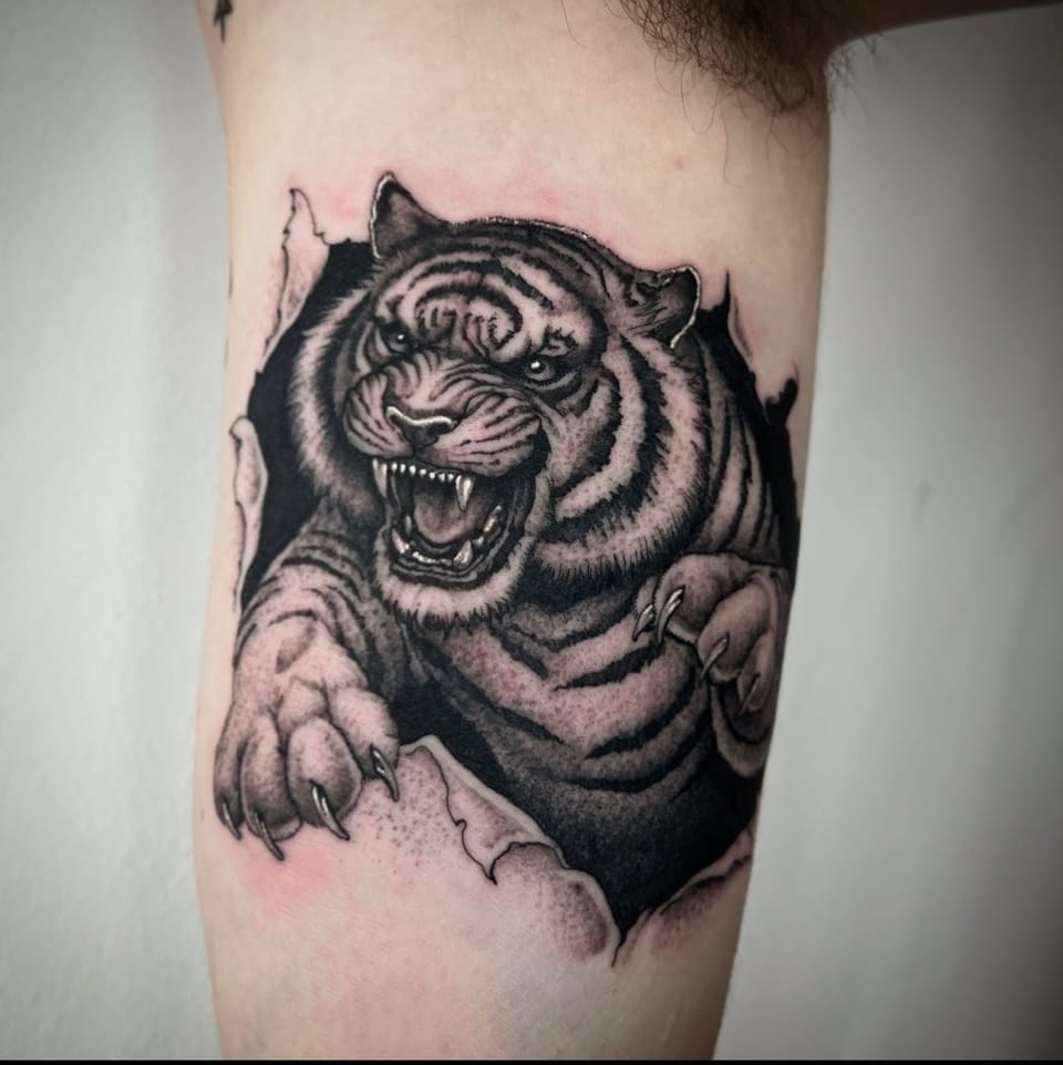 Tattoo by Ryan E at Fun City Tattoo