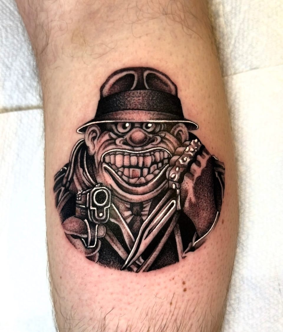 Tattoo by Ryan E at Fun City Tattoo