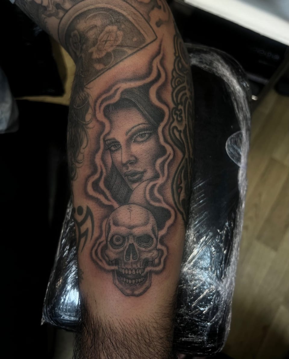 Tattoo by Mina Aoki at Fun City Tattoo