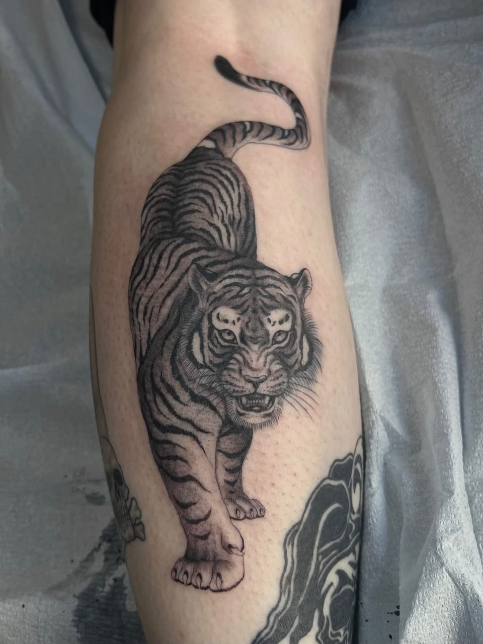 Tattoo by Mina Aoki at Fun City Tattoo