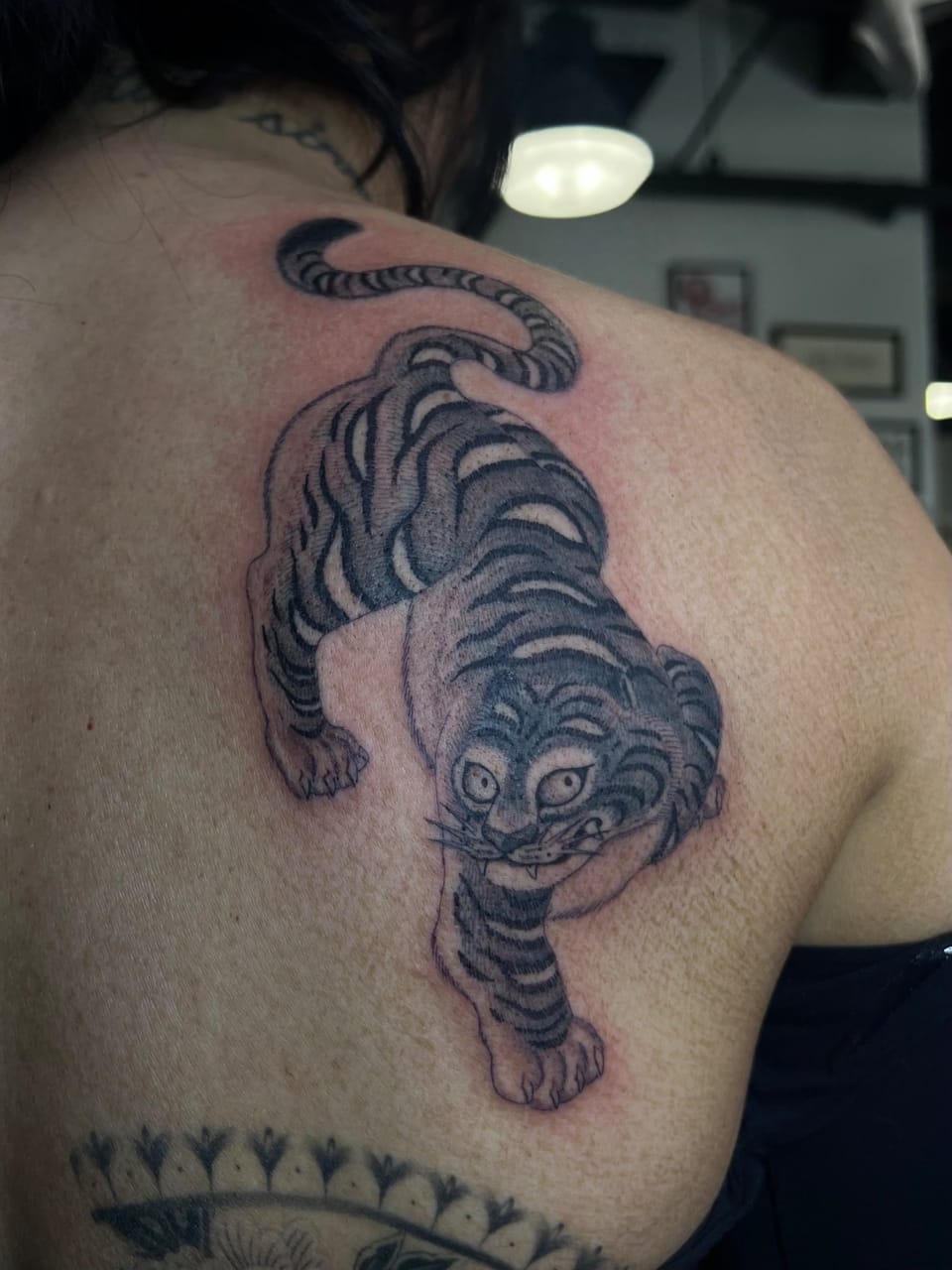 Tattoo by Mina Aoki at Fun City Tattoo