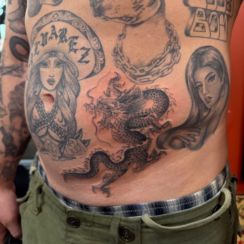 Tattoo by Big Steve at Fun City Tattoo
