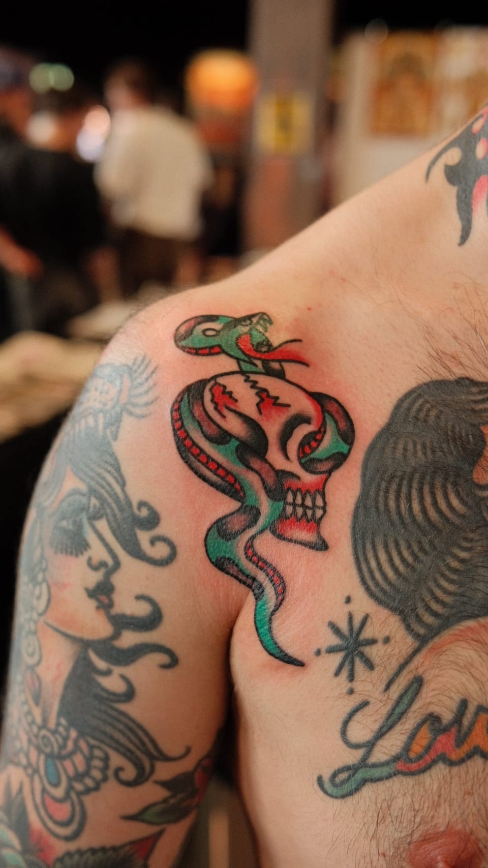 Tattoo by Waldo Binneman at Fun City Tattoo