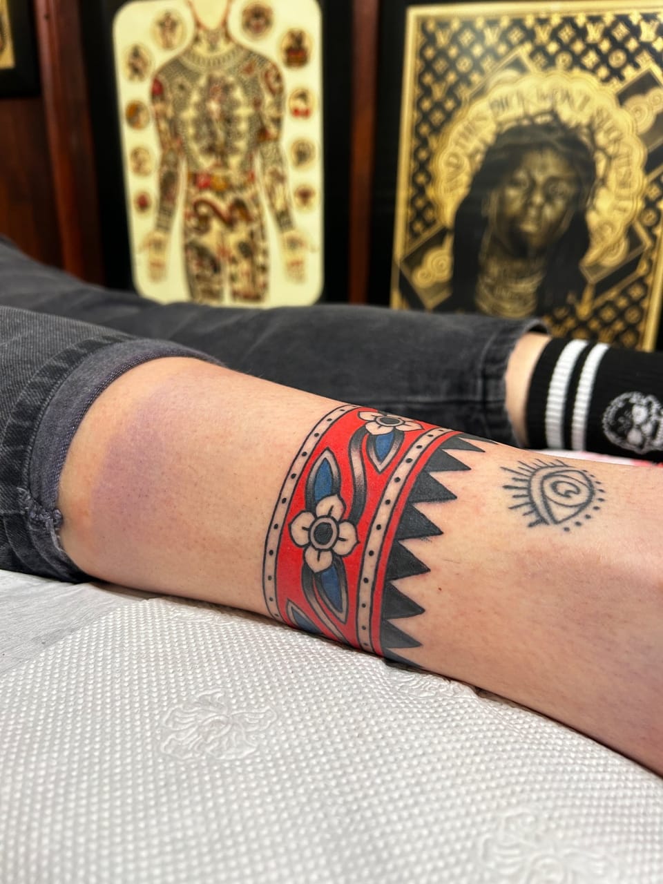 Tattoo by Waldo Binneman at Fun City Tattoo