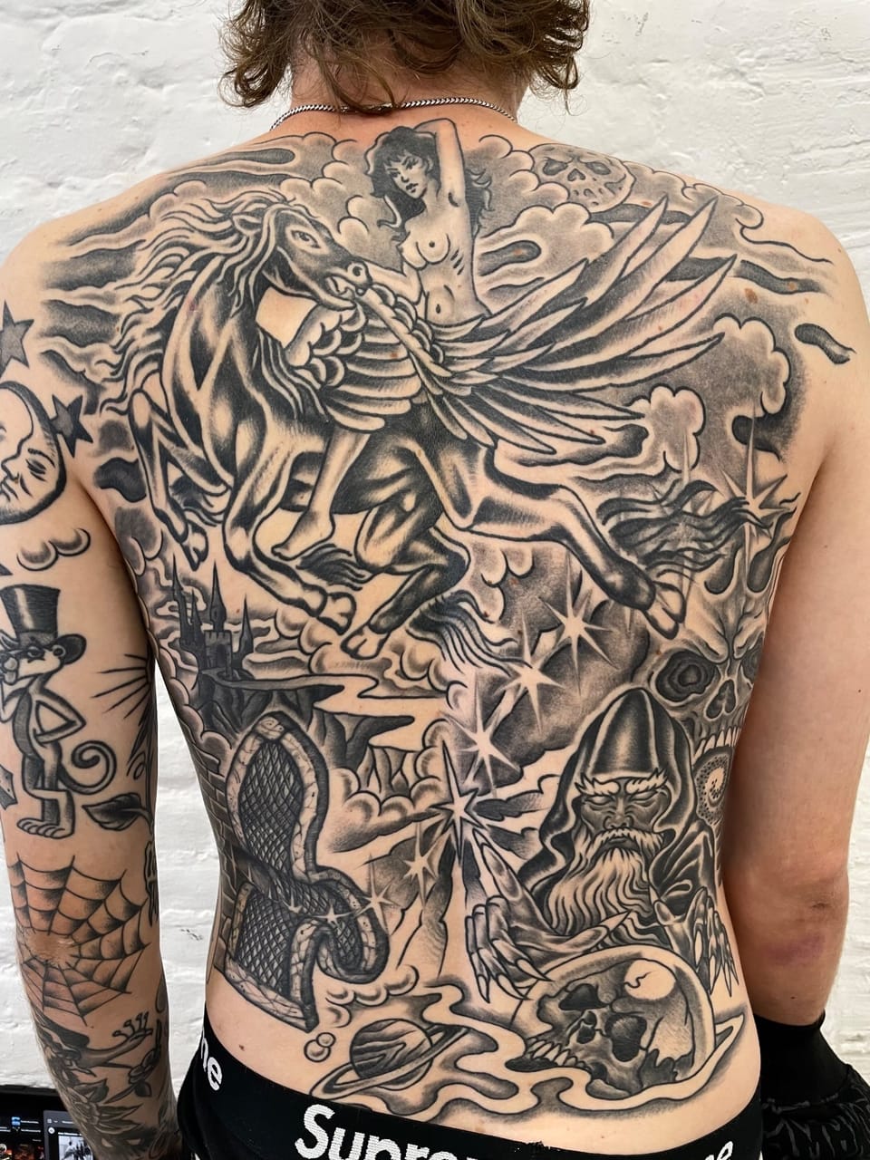 Tattoo by Jesus Antonio at Fun City Tattoo