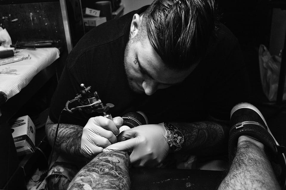 Tattoo by Big Steve at Fun City Tattoo