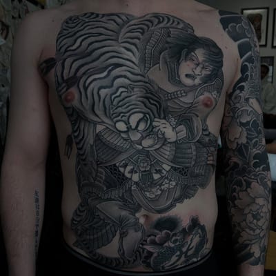 Tattoo by Mina Aoki at Fun City Tattoo