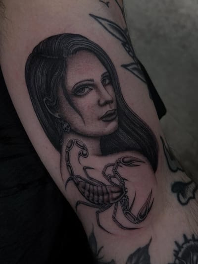 Black and Gray Tattoos by Mina Aoki at Fun City Tattoo