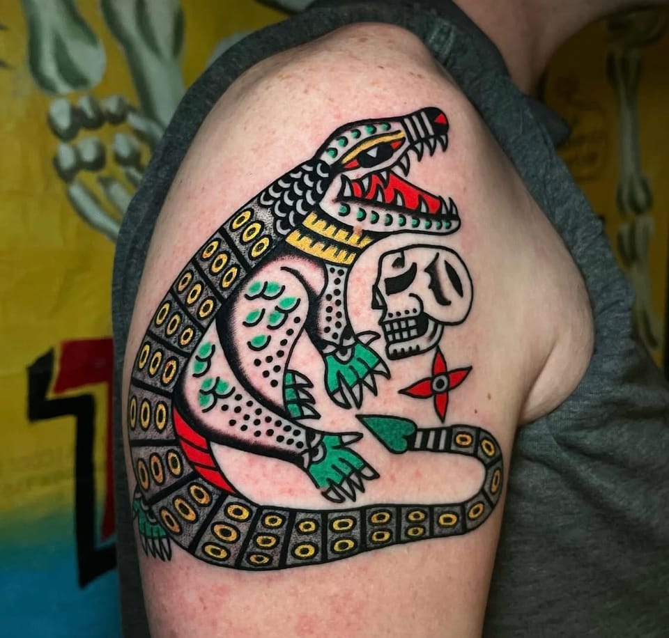Tattoo by Alberto Lelli at Fun City Tattoo