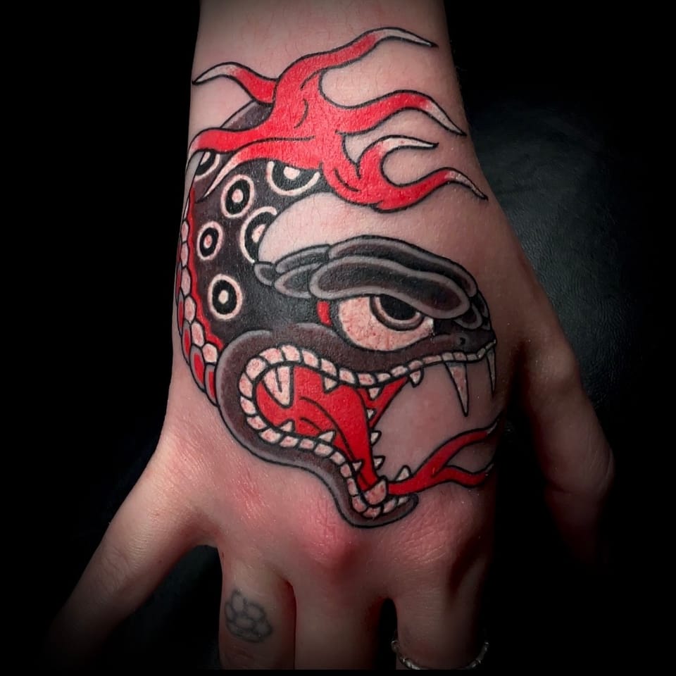 Tattoo by Simone Sorbi at Fun City Tattoo