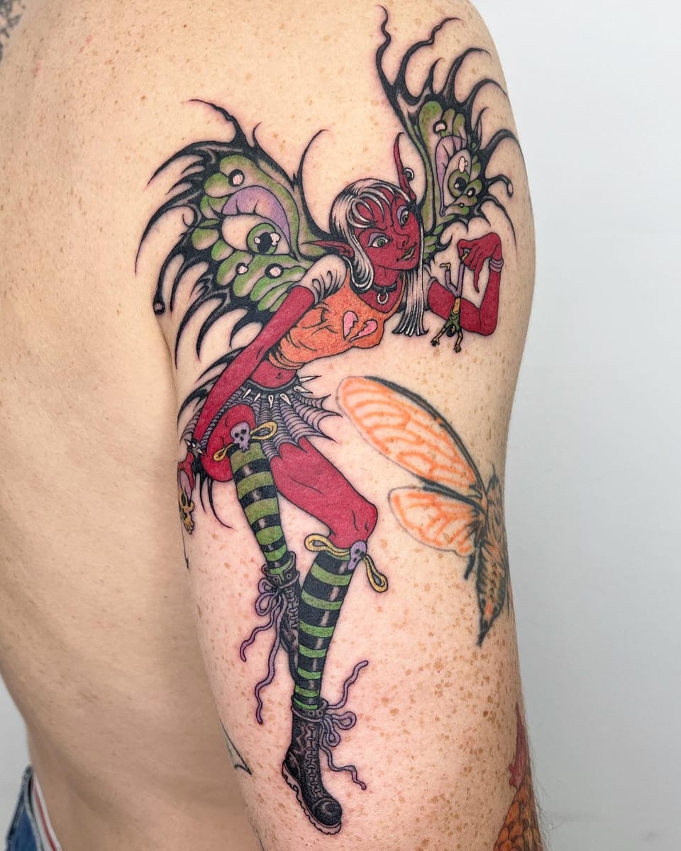 Tattoo by Will Sheldon at Fun City Tattoo
