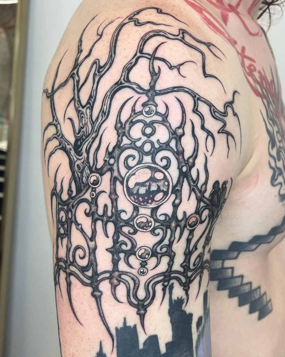 Tattoo by Will Sheldon at Fun City Tattoo